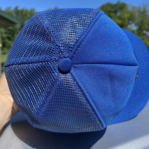 Vintage Don’t Trash It Earth Day Global Health Recycling Peace Love Patch Hat - Picture 10 of 12